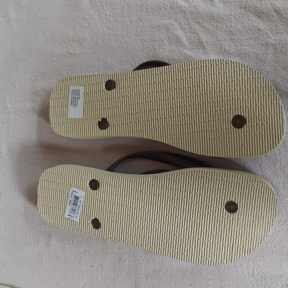 NWT Men's Havaianas Flip-Flops Size 11/12,Brown and Tan - Picture 4 of 6